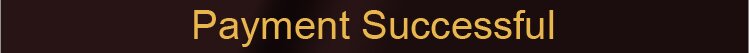 Payment Successful